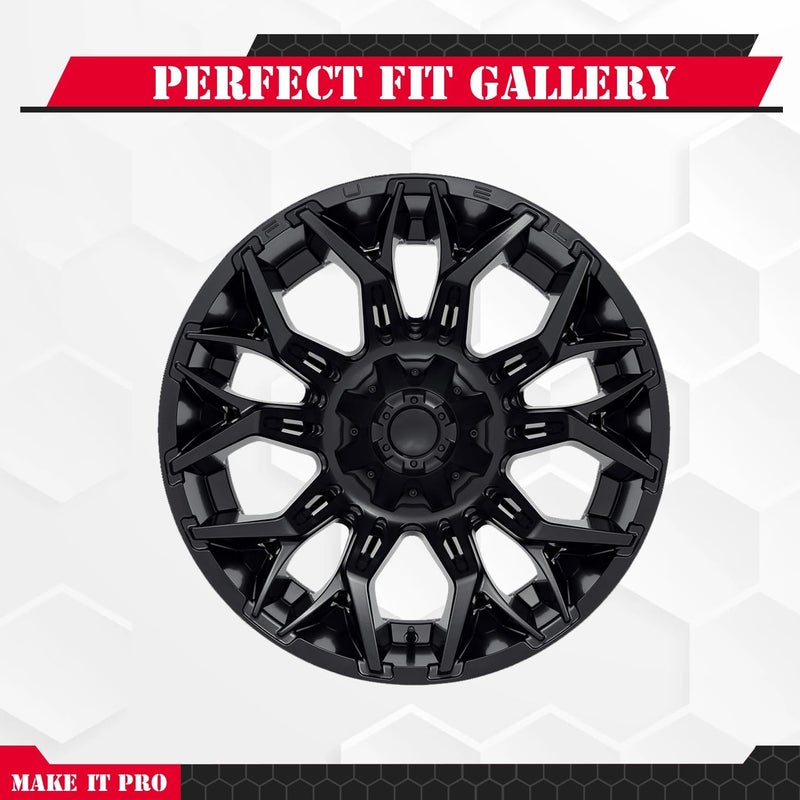 KitsPro Wheel Center Caps for Fuel Offroad Rim 1002-53B Logo Cap M-447 Replacement Hub Cap, Pack of 1 - Image 4